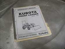 1043) Kubota Operator's Manual