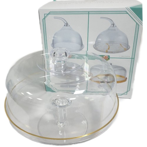 28cm acrylic clear cake - acrylic, stand