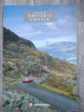 VAUXHALL Nova Saloon Astra Convertible Cavalier Calibra Senator Brochure 1991