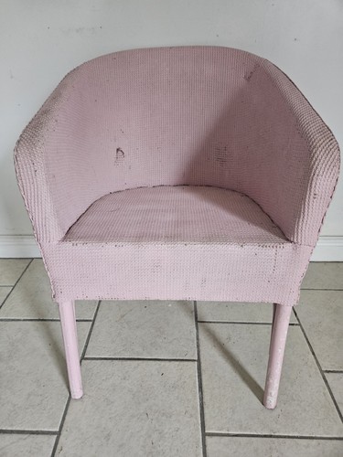 Vintage white lloyd loom - vintage,