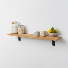 Solid Oak Floating Wall