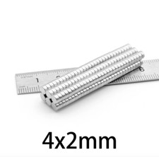20Pcs N52 4x2mm Round Cylinder Super Strong Rare Earth DIY Neodymium Magnets YYY