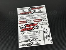 Aerox 50 Stickers Decal Graphics Set for Yamaha Scooter Stickers Laminated White