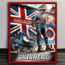 PERSONALISED Skinhead OI Mod ska Metal Retro Sign RRSC5