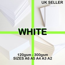 White Thick Paper Printer