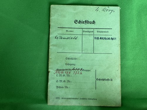 Old shooting book - old,