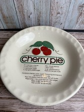 Vintage Retro Cherry Pie Plate