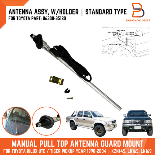 Pull top manual antenna - manual, fm