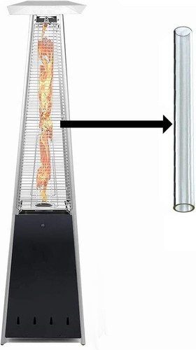 Glass tube replacement - tube, with