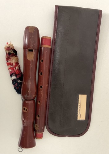 Vintage wood alto recorder - vintage,