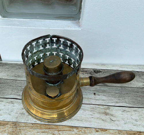 Vintage french brass oil - vintage,
