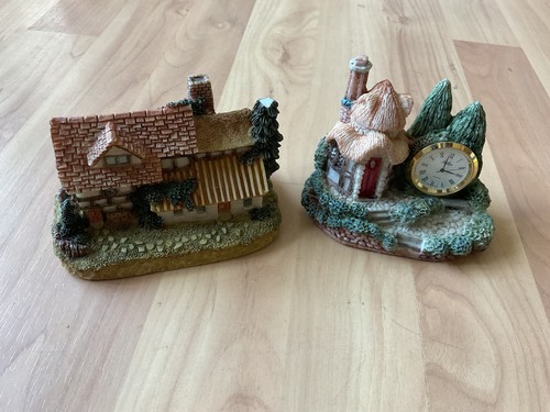 Two miniature cottages - two,