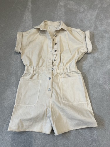 Zara ladies cream denim - zara,