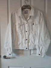 White Denim Ladies Jacket By