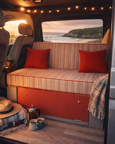 Campervan box cushions and - campervan,