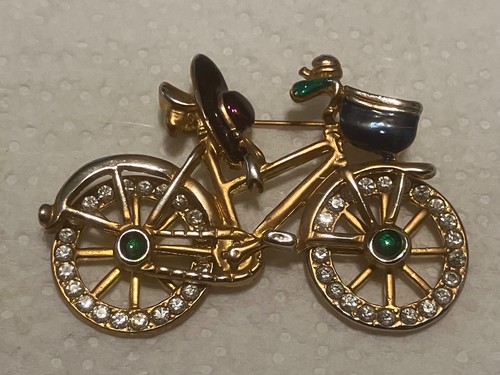 Bicycle brooch pin colorful - bicycle,