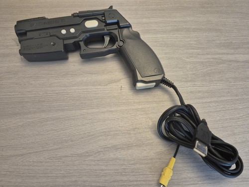 Ps2 guncon gun set - gun,