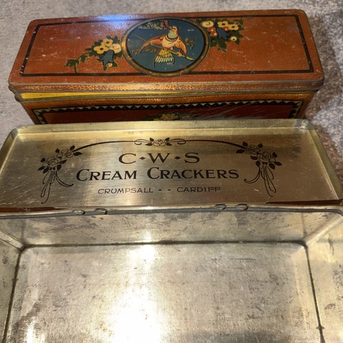 Vintage cws cream crackers - cws,