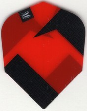 RED - Mini Standard Target Dart Flights: 3 per set