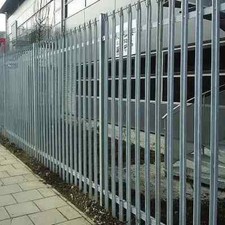 Palisade fencing Galvanised Heavy Duty From 1.2m high to 3.0m high