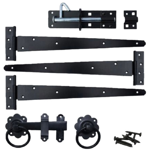 Garden side gate fixing kit - garden,