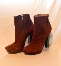PURA LOPEZ Dress Boots Brown