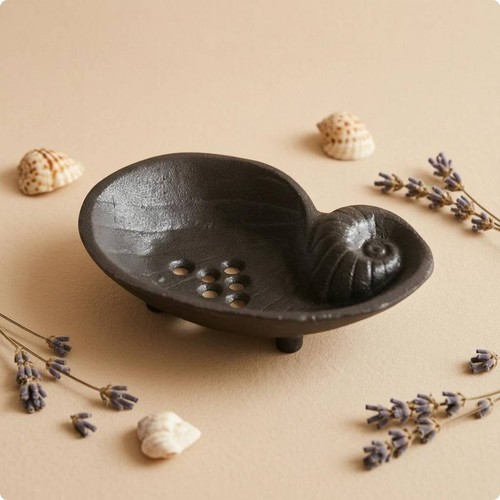 Cast iron shell - cast, soap