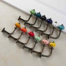 Antique Ceramic Coat Hook Wall