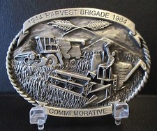 Massey Ferguson Custom Harvester Brigade MF 21 & 860 Combine Belt Buckle 1984 LE