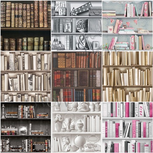 Bookcase wallpaper antique - bookcase,