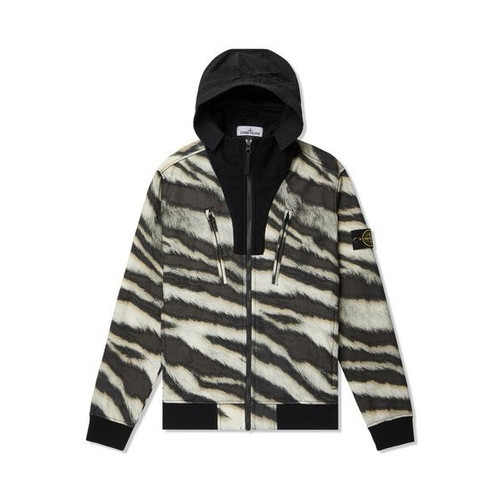 Stone island zebra windbreaker - stone,