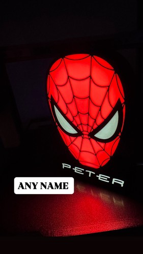 Personalised spiderman light - spiderman,