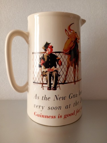 Guinness gnu jug - guinness,