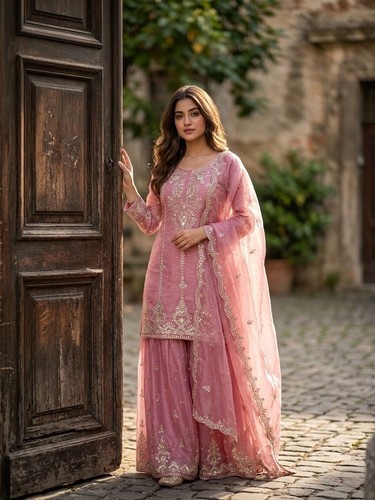 Punjabi sharara plazzo - punjabi, kurti