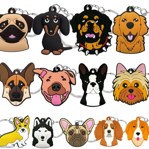 Dog keyring animal pet - keyring, cute