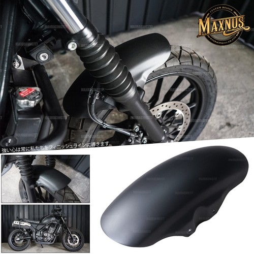 Matte black front fender - black,