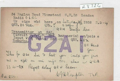 Vintage qsl radio - qsl,