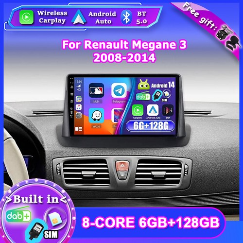 128gb for renault megane 3 - 6g+128gb,