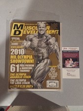 4x Mr Olympia Jay Cutler Signed Muscular Devolpment Magazine JSA COA