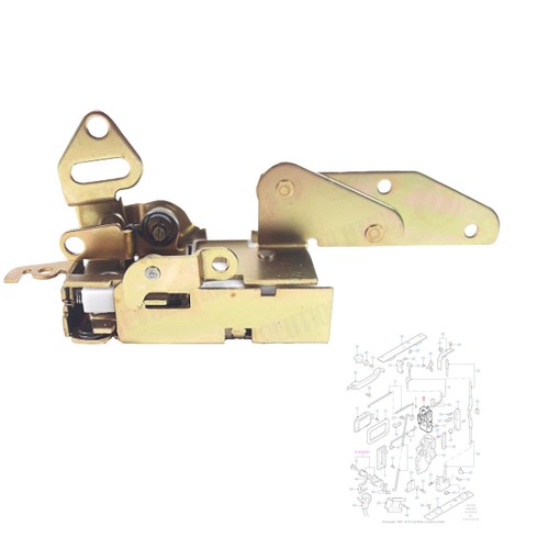 Rear door lock latch fits - latch, ford