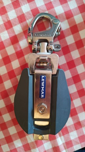 Lewmar 80mm ocean snatch block - ocean,