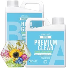 72oz Clear Epoxy Resin Kit High Gloss Casting and Coating Bubbles Free Art Resin