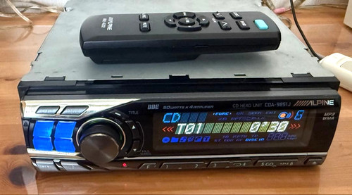 Alpine cda 9851j mp3 wma - alpine, cda-9851j