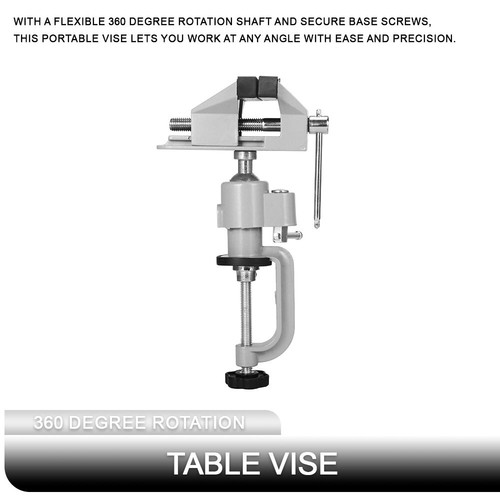 Rotating table bench vise - table,
