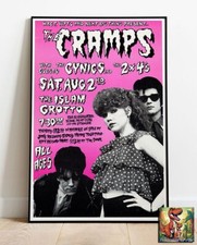 The Cramps 1986 Tour Poster -