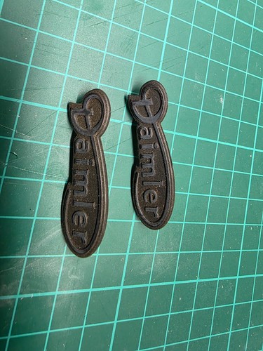 Genuine daimler post - 2x,