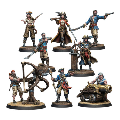 Pirates crew miniatures - pirates,