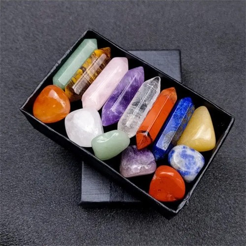 14pcs quartz crystal healing - crystal,