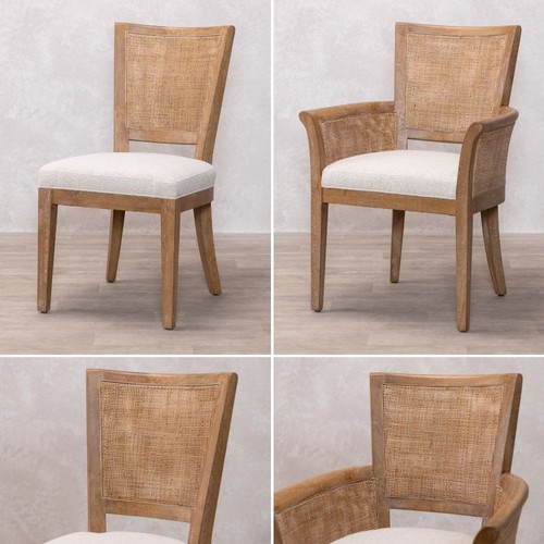 Rattan back dining - back,