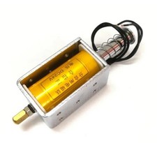 24V DC 35mm Long Stroke Electromagnetic Solenoid Push-Pull Large Actuator Coil